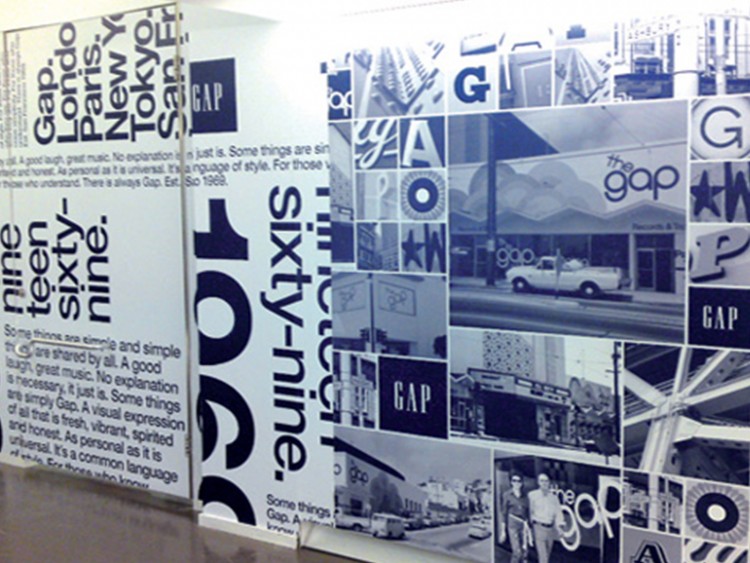 Wallpaper graphics are ideal for office and retail branding