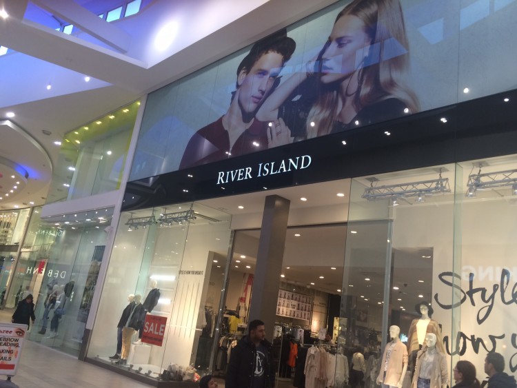 High Rise Window Graphics for River Island