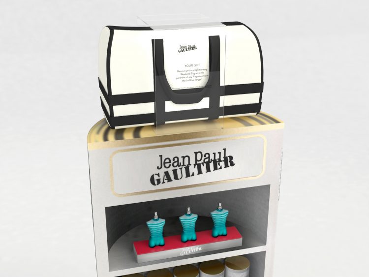 Floor Stocker and Display Unit (Close-Up) - Jean Paul Gaultier 'Le Male'