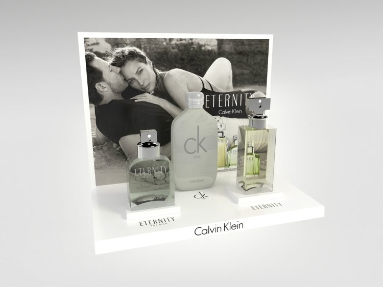 A counter tester unit (CTU) for Calvin Klein Eternity