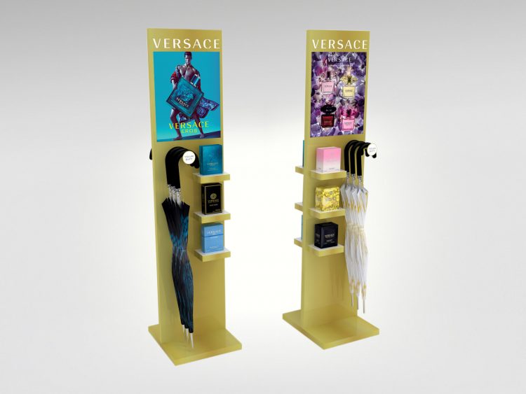 Promotional Floor Display Unit - Versace