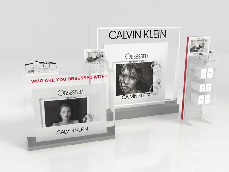 Retail promotional site designed for CK Obsessed